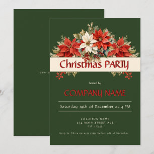 Jährliches Weihnachtsfest im Unternehmen Party Einladung