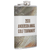 Jährliches Wiedersehen Feather Golf Turnier Flachmann (Rechts)