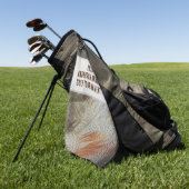 Jährliches Wiedersehen Feather Golf Turnier Golfhandtuch (Gras)