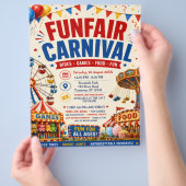 Jahrmarkt Karneval Flyer (Hand)