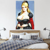 Jahrmarkt Maiden 10 Leinwanddruck (Insitu (Schlafzimmer))