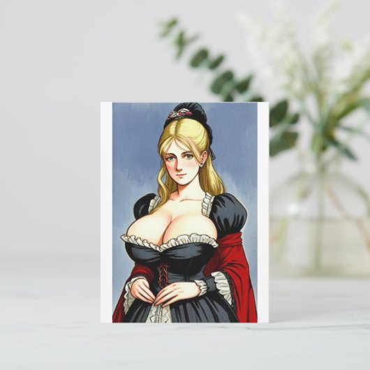 Jahrmarkt Maiden 10 Postkarte (Stehend Vorderseite)