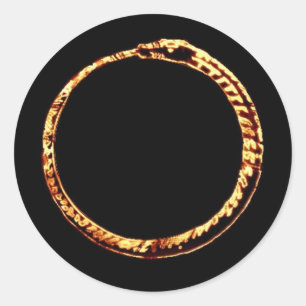 Jahrtausend ouroborus Aufkleber