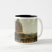 Jahrtausend von Russland Zweifarbige Tasse (VorderseiteRechts)