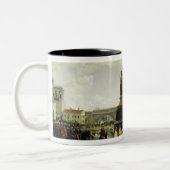 Jahrtausend von Russland Zweifarbige Tasse (Links)