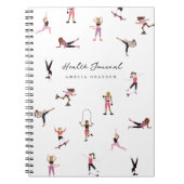 Jahrtausendliche Fitness Notizblock (Vorderseite)