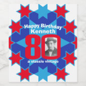 Jahrtausendname Foto Zollweinetiketten Weinetikett (Einzelnes Label)