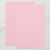 Jahrtausendrosa Farbe Briefpapier (Vorne/Hinten)