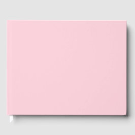 Jahrtausendrosa Farbe Gästebuch