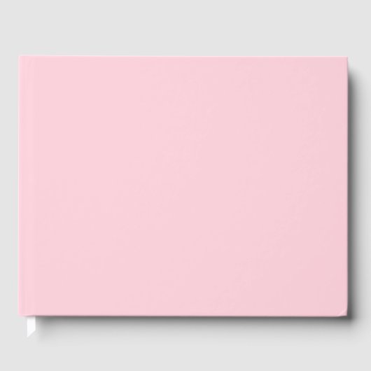 Jahrtausendrosa Farbe Gästebuch (Vorderseite)