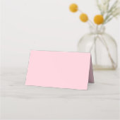 Jahrtausendrosa Farbe Platzkarte (Rückseite)
