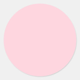 Jahrtausendrosa Farbe Runder Aufkleber