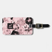 Jahrtausendrosa Große Rose Gepäckanhänger (Vorderseite horizontal)