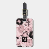 Jahrtausendrosa Große Rose Gepäckanhänger (Vorderseite vertikal)