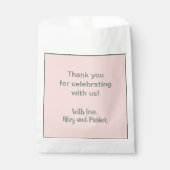 Jahrtausendrosa und Alter Geschenktütchen (Vorderseite)