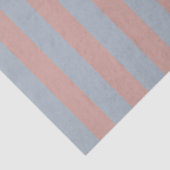 Jahrtausendrosa und eisblaue Farbblockstreifen Seidenpapier (Ausschnitt)