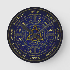 Jahruhr Runde Wanduhr