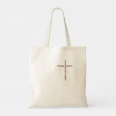 Jahwe Rapha Jireh Christ Tragetasche (Rückseite)