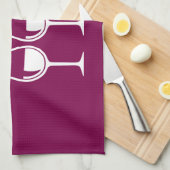 J'ai besoin de verres geschirrtuch (Viertel Falte)