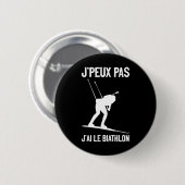 J'ai Biathlon Wintersport Langlauf Button (Vorne & Hinten)