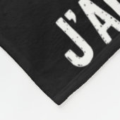 J'ai Biathlon Wintersport Langlauf Fleecedecke (Ecke)