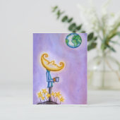 Jai Guru Deva Om Postkarte (Stehend Vorderseite)