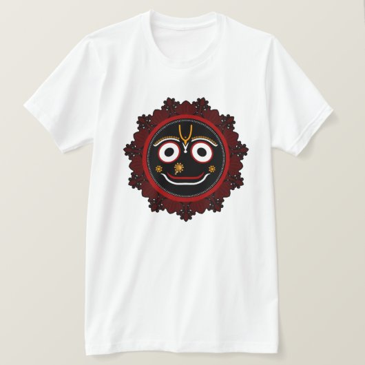 Jai Jagannath - Krishna Kunst T-Shirt (Design vorne)