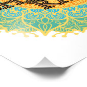 Jai Shree Ram Fotodruck (Ecke)