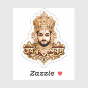 Jai Shri Khatu Shyam Ji Devotionalkunst Aufkleber