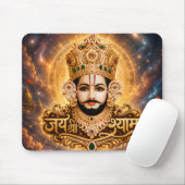 Jai Shri Khatu Shyam Ji Devotionalkunst Mousepad (Mit Mouse)