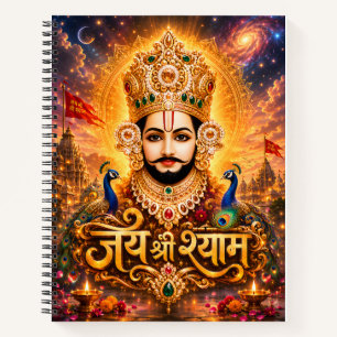 Jai Shri Khatu Shyam Ji Devotionalkunst Notizblock