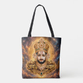 Jai Shri Khatu Shyam Ji Devotionalkunst Tasche (Rückseite)