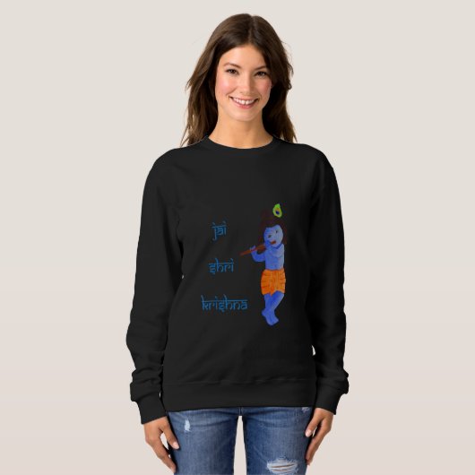 Jai Shri Krishna Sweatshirt (Vorne ganz)