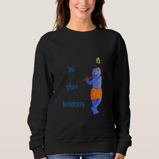 Jai Shri Krishna Sweatshirt (Vorderseite)