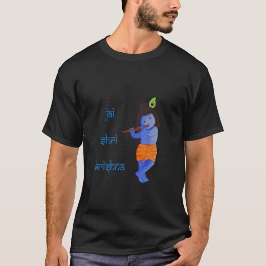 Jai Shri Krishna T-Shirt (Vorderseite)