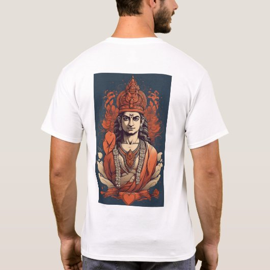 "Jai Shri Ram Patriotic T - Shirt Design" (Rückseite)