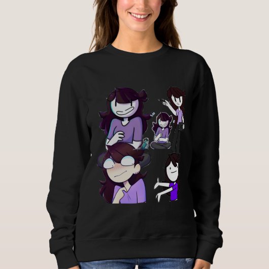 😂😂jaiden animations😂😂jaiden animations😂😂😂 sweatshirt (Vorderseite)