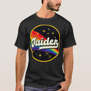 Jaiden Rainbow in Space Vintag Style T-Shirt