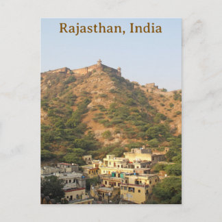Jaigarh Fort (Siegfestung) nahe Jaipur, Indien Postkarte