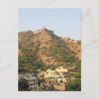Jaigarh Fort (Siegfestung) nahe Jaipur, Indien Postkarte
