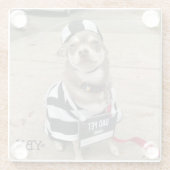 Jail Bird Huey Glasuntersetzer (Rückseite)