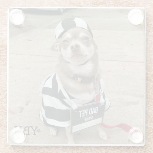 Jail Bird Huey Glasuntersetzer (Rückseite)