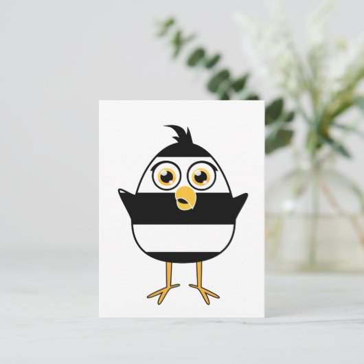 Jail Bird Postkarte (Stehend Vorderseite)