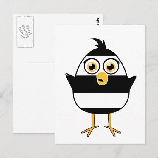 Jail Bird Postkarte (Vorne/Hinten)