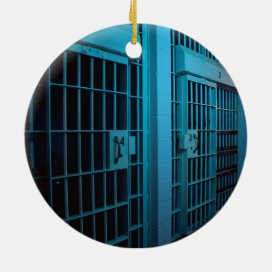 JAIL CELL KERAMIKORNAMENT (Hinten)