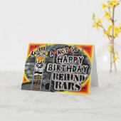 Jailbird Birthday Card Karte (Gelbe Blume)