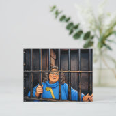 Jailbird Feiertagspostkarte (Stehend Vorderseite)