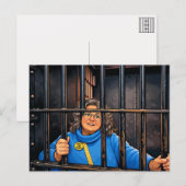 Jailbird Feiertagspostkarte (Vorne/Hinten)