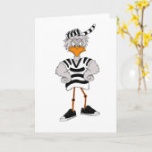 Jailbird Greeting Card Karte (Gelbe Blume)