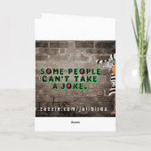 Jailbird Greeting Card Karte (Rückseite)